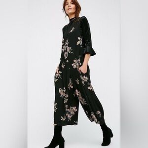 NWOT - Free People Dream Big Jumpsuit in Black - Size XS